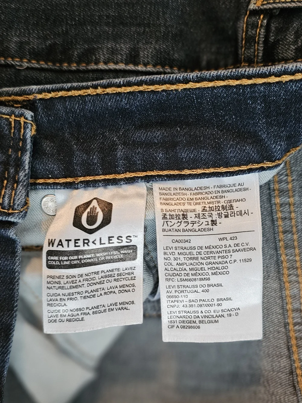 Levi's 511 Men's Dark Blue Slim Fit Jeans Sz 34 x 34